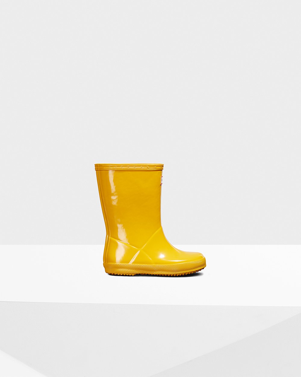 Kids Hunter Original First Classic Gloss - Rain Boots Yellow - 1275-VPUJD